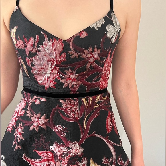 Marchesa Notte Floral Gown - Picture 8 of 9